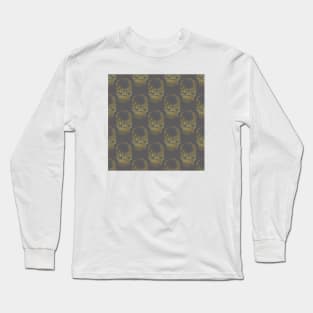 Golden Skull Long Sleeve T-Shirt